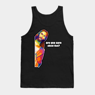 Jesus Meme Pop Art Tank Top